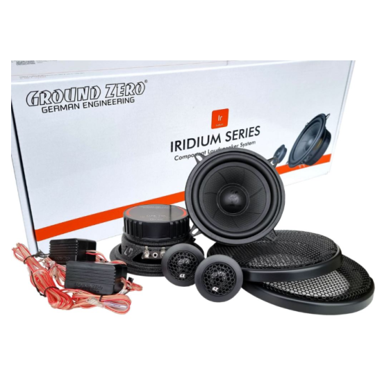 Ground Zero GZIC 130.2 2-drożny zestaw głośnikowy o średnicy woofera 130 mm. Moc woofera 90 W RMS